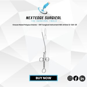 Krause Nasal Polypus Snares – ENT Surgical Instrument NES Article 12-320-25