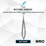 Barraquer Needle Holders Straight, Smooth with lock straight NES Article 786-3059