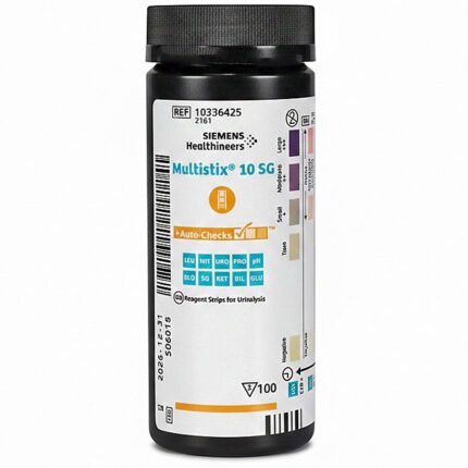 Multistix 10 SG Urine Reagent Strips by Siemens 2161 (100/bottle)