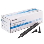 Otoscope Ear Speculum Tips 2.5mm & 4mm Length, Black, Fits Most major brand Otoscopes - Image 2
