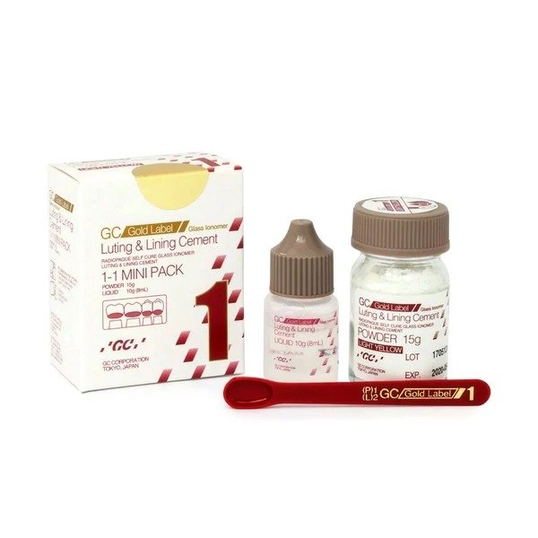 26 GC - Gold Label 1 Mini - Glass Ionomer luting and lining Cement - Image 1